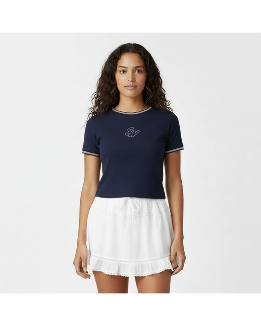 Jack Wills Blue Jw Logo Slim Fit T-Shirt