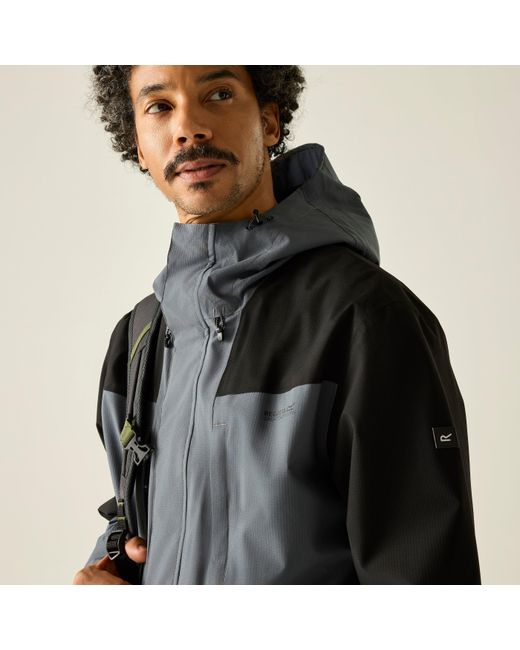 Regatta Black Freesdale Waterproof Isotex Jacket for men