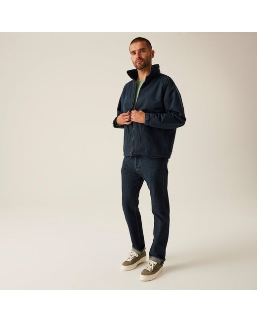 Regatta Blue Hudson Fleece Lined Waterproof Insulated Jac for men