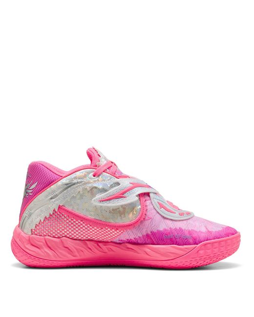 PUMA Pink Mb.05 World Tour Basketball Trainers for men