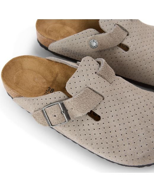 Birkenstock Gray Bstk Boston Leve Dotte 64