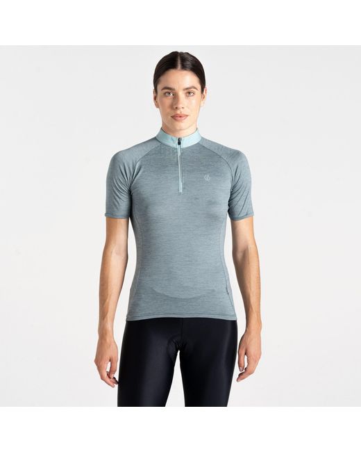Dare 2b Blue Short-Sleeve Cycling Jersey