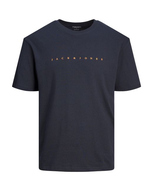 Jack & Jones Blue Jack+ Star T-Shirt Plus Size for men