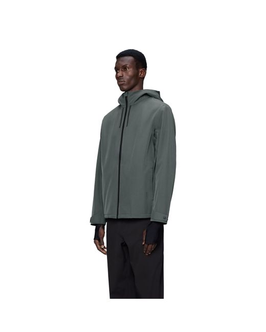 Rains Gray Suva Softshell Waterproof Jacket