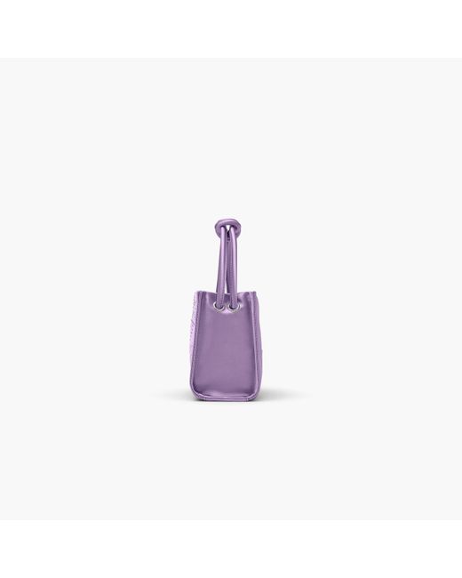 Marc Jacobs Purple Satin Tote Bags
