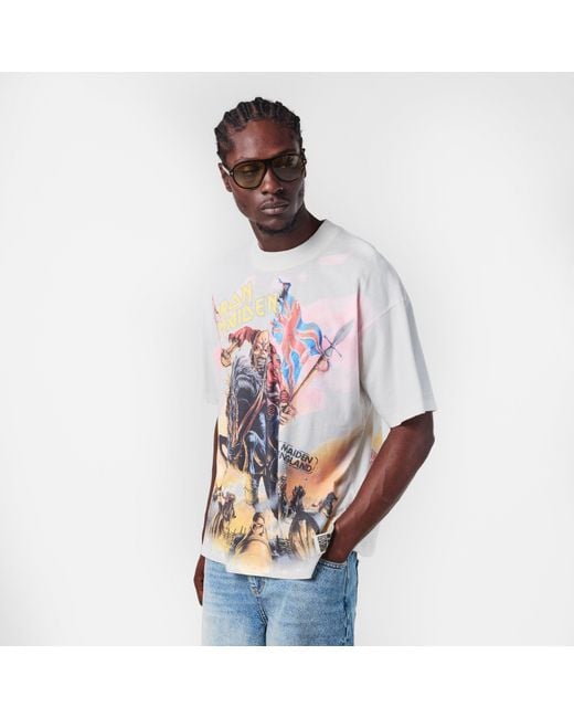 Represent Multicolor X Iron Maiden Bold Fashion Heavy Metal T-Shirt for men