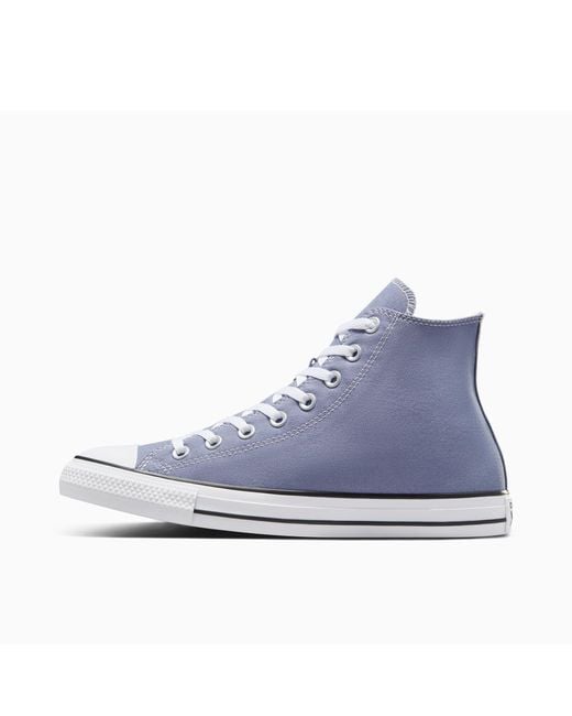 Converse Blue Adults Chuck Taylor All Star Canvas High-Top Trainers