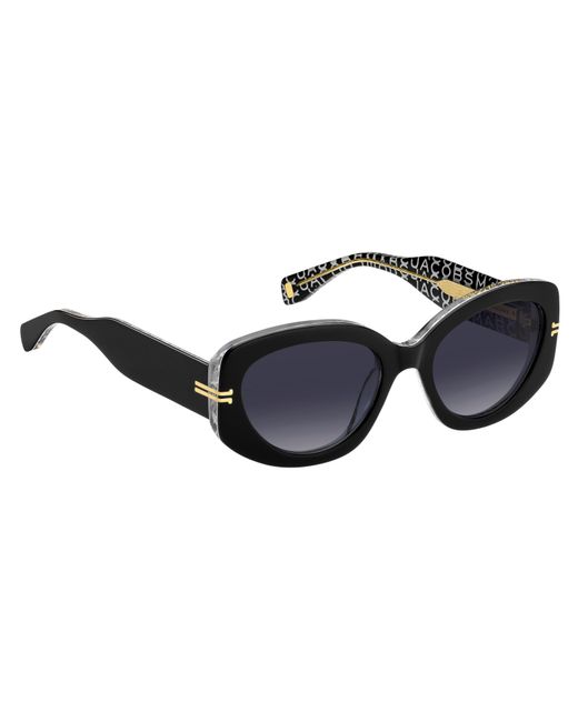 Marc Jacobs Black Round Sunglasses