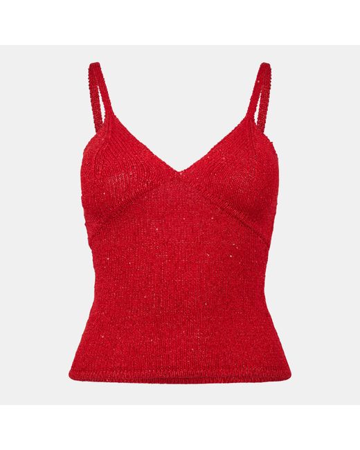 Asta Resort Red Carolina Lightweight Cami Top