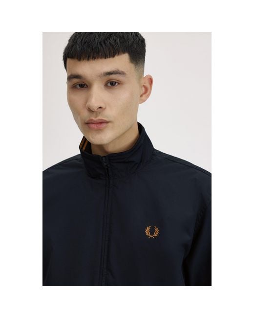 Fred Perry Blue Brentham Jacket for men