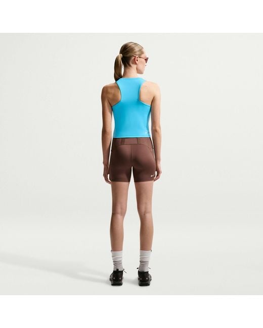 Nike Blue Acg Dri-Fit Trail Running Tank Top
