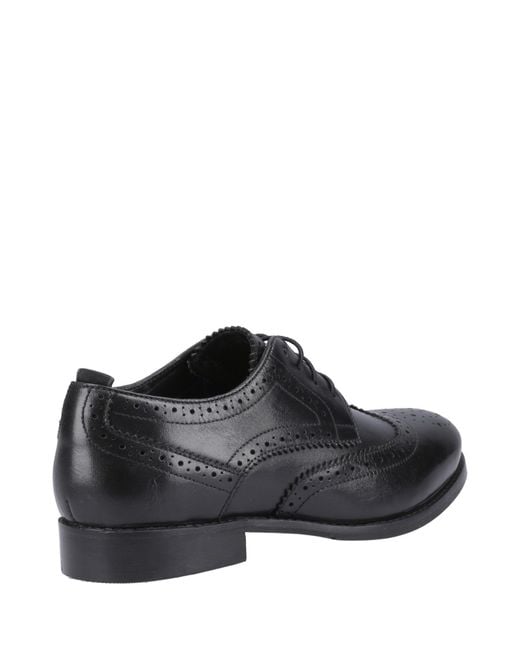 Hush Puppies Black Natalia Brogue