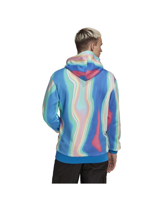 Adidas Originals Blue Over The Head Hoodie for men