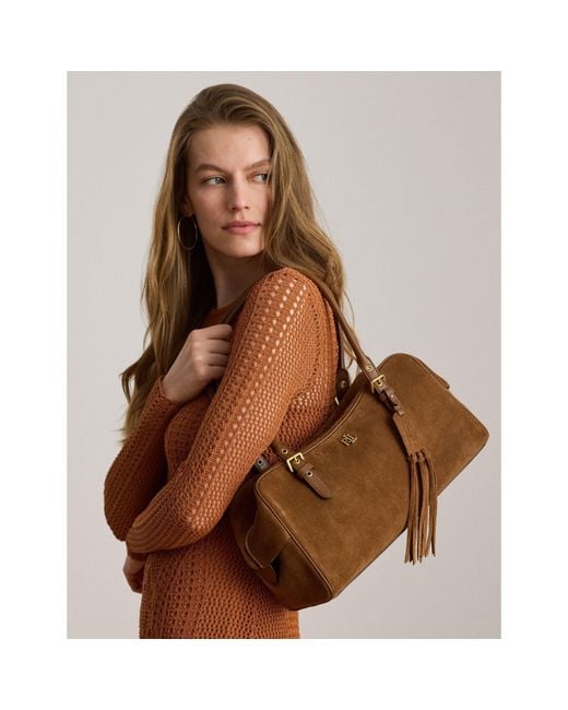 Ralph Lauren Brown Satchel Bag