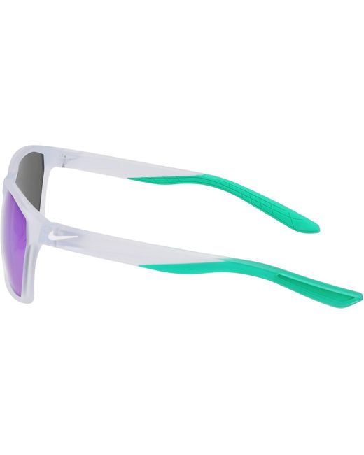 Nike Blue Maverick M Square Sunglasses
