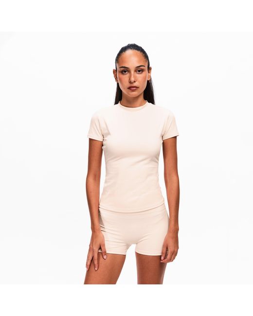 The Couture Club Natural Sculpting Stretch Emblem Baby T-Shirt