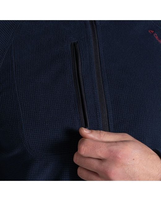 Craghoppers Blue Nosilife Bromsgrove Quick-Drying Golf Jacket for men