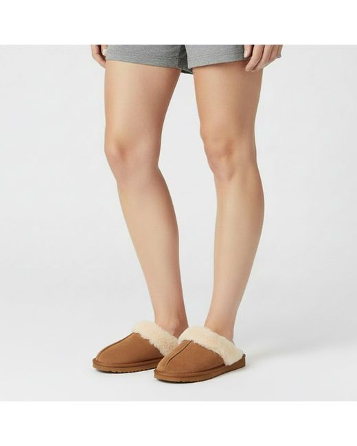 Jack Wills Brown Mule Slippers Ladies