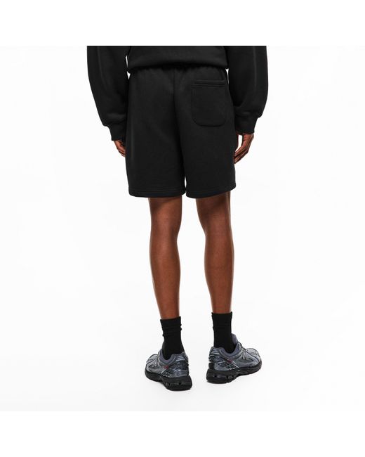 New Balance Black Fleece Jogger Shorts for men