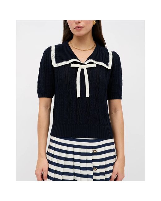 Rixo Black Pippa Top Ld61