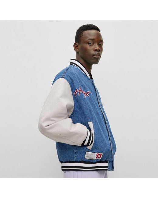 HUGO Blue Denim Jacket for men