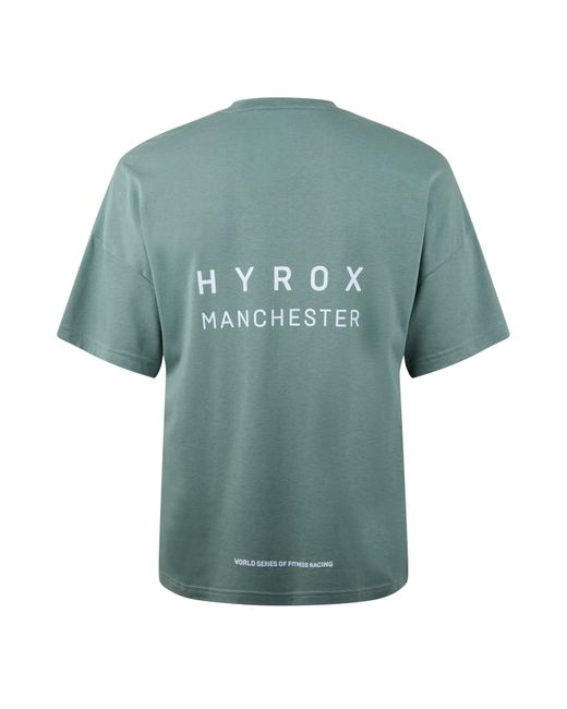 PUMA Green Hyrox City Short-Sleeve Performance Gym Top