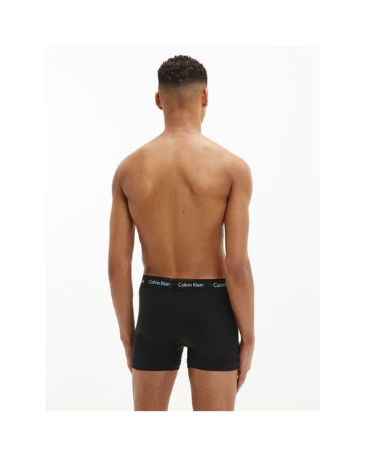 Calvin Klein Blue 3-Pack Cotton Stretch Boxer Shorts for men