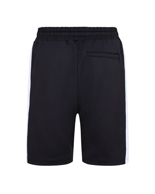 DIESEL Blue Fleece Jogger Shorts for men
