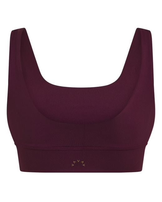 Varley Purple Cori Non-Wired Medium Impact Sports Bra