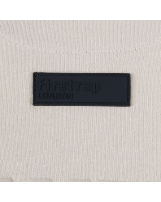 Firetrap Natural Puff Print Oversized T-Shirt for men
