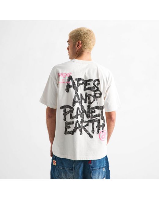 Aape White T-Shirt for men