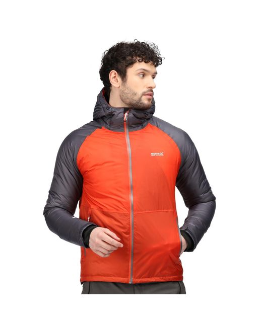 Regatta Red Radnor Waterproof Breathable Recycled Insulation Lightweight Jacket for men
