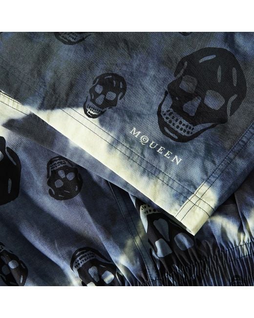 McQueen Blue Alex Skull Swim Sn63 for men
