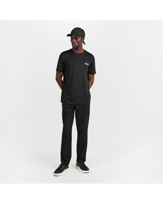 Boss Black Short Sleeve Performance Gym Top for men