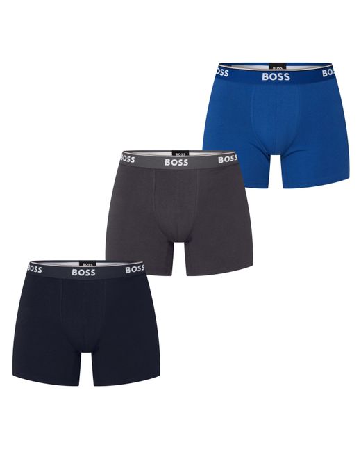 Boss Blue 3 Pack Boxer Shorts for men