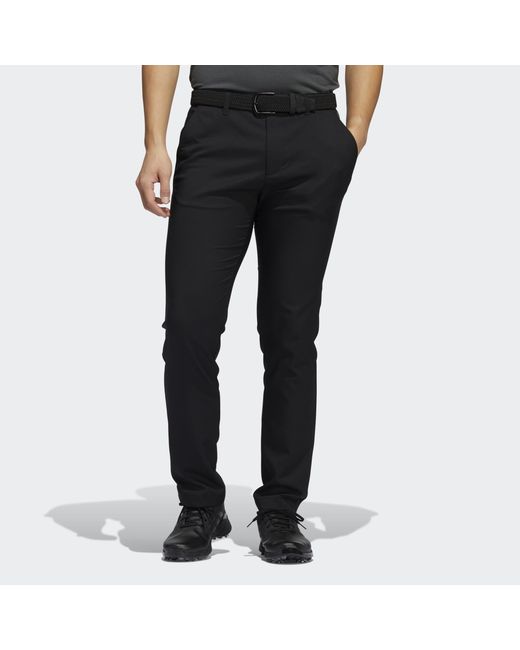 Adidas Black Ult365 Tapered Golf Trousers for men