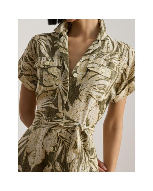 Ralph Lauren Metallic Shirt Dress
