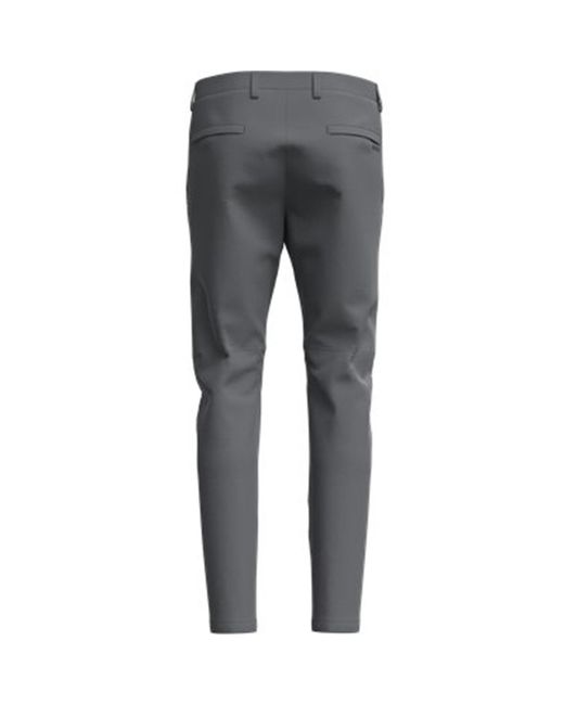 Boss Gray Hugo Commuter Slim Fit Trousers for men
