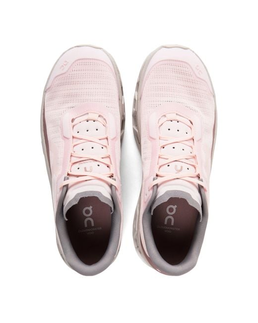 On Shoes Pink Cloudmster Void Running Shoes