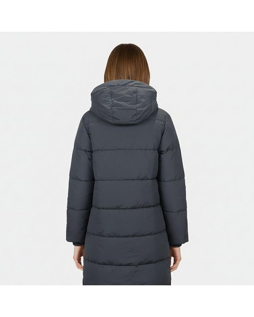 Jack Wills Blue Water Resistant Wind Resistant Detachable Hood Short Puffer Jacket