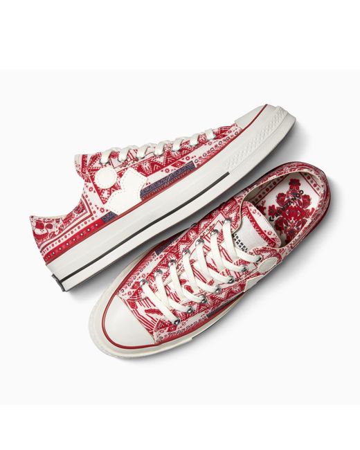Converse Pink Adults Chuck 70 Ox Canvas Trainers