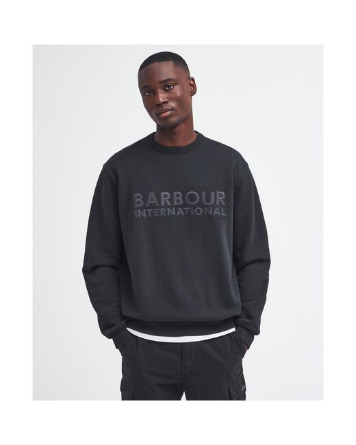 Barbour Blue Otis Logo Sweatshirt for men
