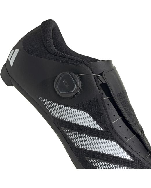 Adidas Black Tempo Stripes Boa Road Cycling Shoes for men