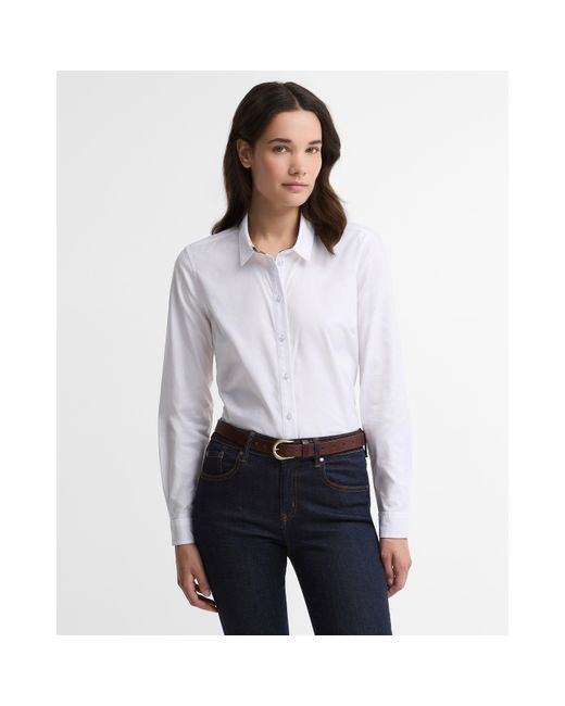 Barbour White Derwent Shirt