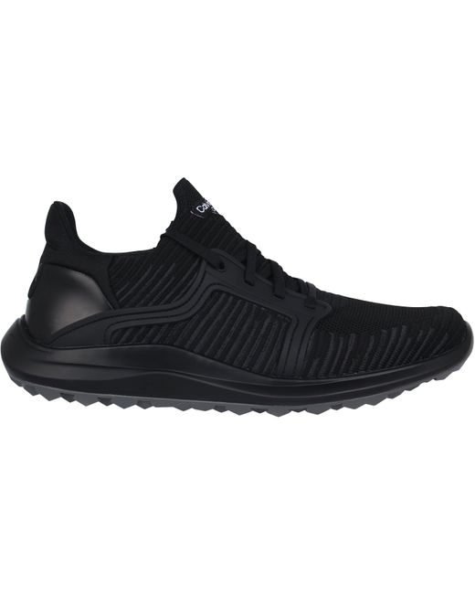 Calvin Klein Black Calvin Newport Spikeless Golf Shoes for men