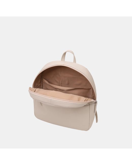 Firetrap Gray Leather Zip Backpack