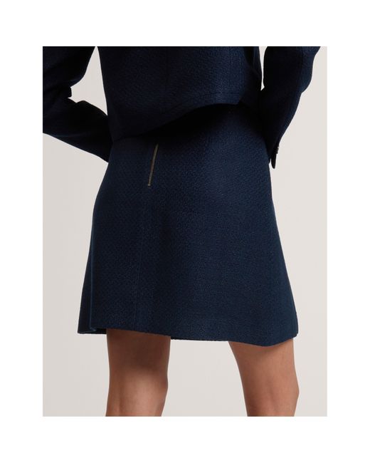 Ted Baker Blue Mini Skirt