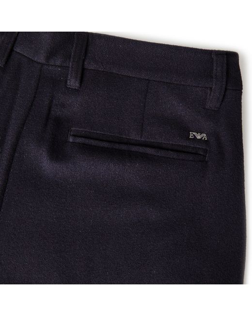 Emporio Armani Blue Trouser for men