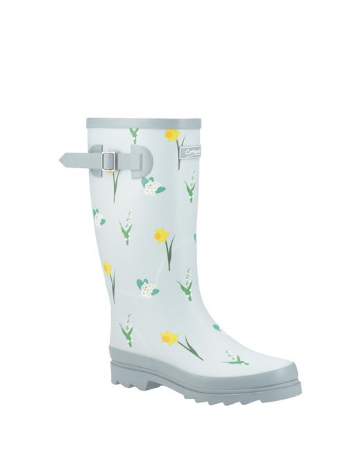 Cotswold Blue Wildflower Tall Wellingtons