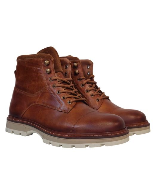 Firetrap Brown Ralf Hiker Rugged Boot for men